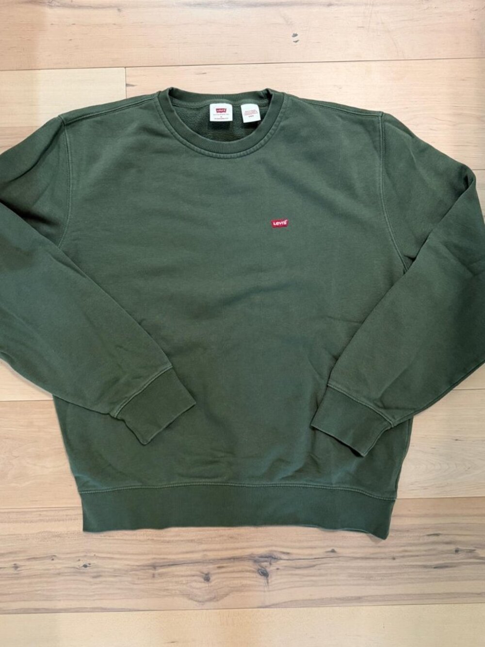 Levi's Green Crewneck Sweatshirt (Medium)